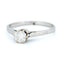 Bague 51 Bague solitaire rétro en or jaune et blanc 14k avec diamant 58 Facettes 7CFD1D485F9B45B895D85A2433C5D286