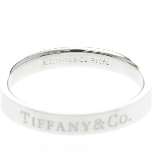 Bague Tiffany & Co. - Bijou en platine, modèle Flat 58 Facettes dxggrg85uw
