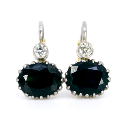 Boucles d'oreilles Sapphire Diamond 14k Platinum Pendant Earrings 12731-8009 58 Facettes 35DF1E8095194A8DA95A5A9BAAB83B39