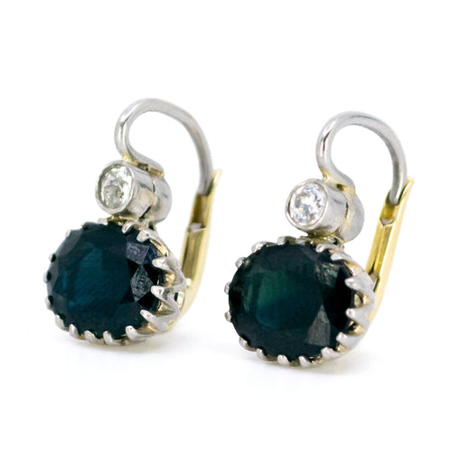 Boucles d'oreilles Sapphire Diamond 14k Platinum Pendant Earrings 12731-8009 58 Facettes 35DF1E8095194A8DA95A5A9BAAB83B39