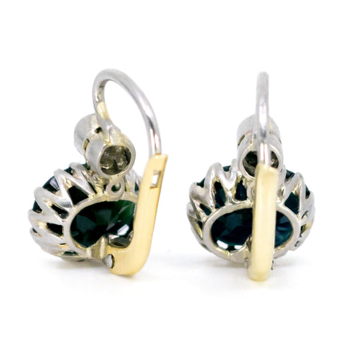 Boucles d'oreilles Sapphire Diamond 14k Platinum Pendant Earrings 12731-8009 58 Facettes 35DF1E8095194A8DA95A5A9BAAB83B39