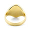 Bague 60 Bague chevalière en or 14k avec agate bleue 58 Facettes 7CC3916DB1F34D9A856726197078BE9D