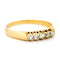Bague 58 Bague ligne de diamants taille ancienne en or jaune 14k 58 Facettes 3A52EF8B9E8F4AA9A786FB3492D0965A