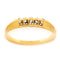 Bague 58 Bague ligne de diamants taille ancienne en or jaune 14k 58 Facettes 3A52EF8B9E8F4AA9A786FB3492D0965A