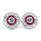 Boucles d'oreilles Boucles d’oreilles Art déco en platine, diamants et rubis 58 Facettes D142CB1AA0A44E93A57F3964C740BA1D