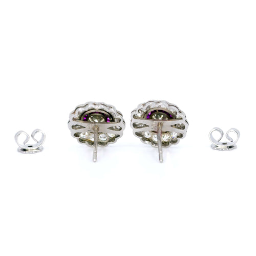 Boucles d'oreilles Boucles d’oreilles Art déco en platine, diamants et rubis 58 Facettes D142CB1AA0A44E93A57F3964C740BA1D