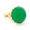 Bague 55 Adamse, C.N. - Bague solitaire en or jaune 14k avec émeraude 58 Facettes 06573269DF1B4AA79ED1C3B803CC1203