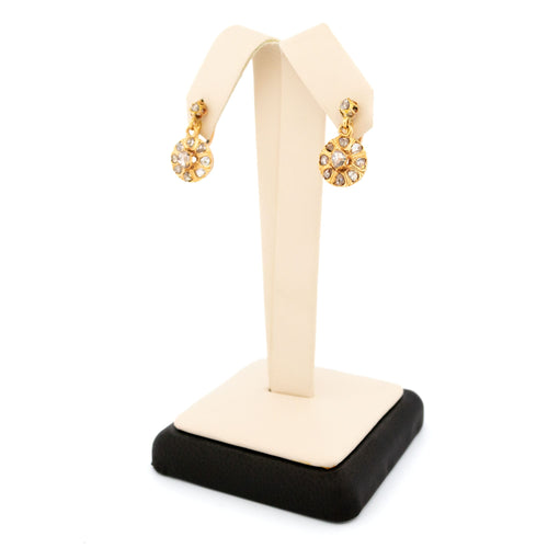 Boucles d'oreilles Boucles d’oreilles dormeuses en or 18k et diamants taille rose 58 Facettes 2E6DBF8EECAC4B5D8FFCB15528EF8977