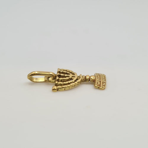 Pendentif Pendentif en or jaune 14 carats 58 Facettes #3549