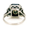 Bague 53 Bague Art déco octogonale en platine, diamants et onyx 58 Facettes 85EA8BFC6B4C4CD5967745371A2A81C2
