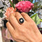 Bague 53 Bague Art déco octogonale en platine, diamants et onyx 58 Facettes 85EA8BFC6B4C4CD5967745371A2A81C2