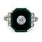 Bague 53 Bague Art déco octogonale en platine, diamants et onyx 58 Facettes 85EA8BFC6B4C4CD5967745371A2A81C2