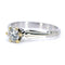 Bague 51 Bague solitaire en platine, or jaune 18k et diamant taille brillant 58 Facettes A9DFAC1A3D194C4C916D6E345A9F07E5