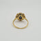 Bague 53 Bague en or jaune 18k avec diamants et saphir 58 Facettes #4265