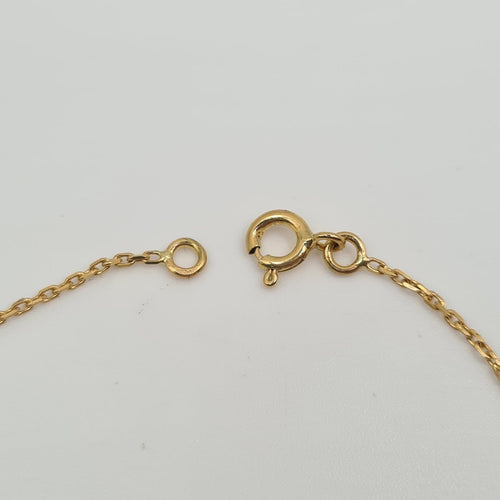 Bracelet Bracelet chaîne en or jaune 18k 58 Facettes #4408