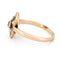 Bague 54 Bague ovale en or 14k et diamants taille rose 58 Facettes 9C9C6547271F41A4A36536569F58E921