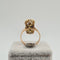 Bague 54 Bague en or rose 18k avec diamants 58 Facettes #4471