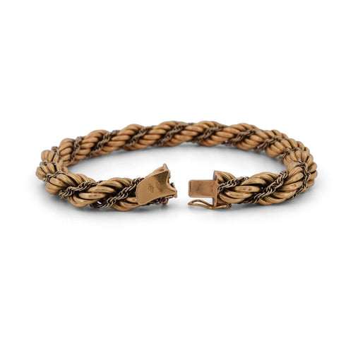 Bracelet Bracelet vintage en or jaune 18 kt 58 Facettes BR42 (04629)