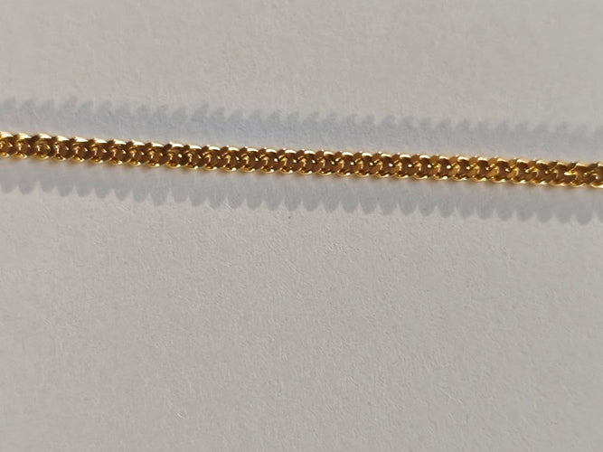 Collier Chaîne en or jaune 750/000 58 Facettes 01383