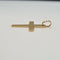 Pendentif Pendentif croix en or jaune 18 carats 58 Facettes #4501