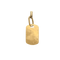Pendentif Pendentif rectangulaire en or jaune 18 carats 58 Facettes #4503