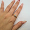 Bague 55 Bague en or rose 18k avec zircon 58 Facettes #4508