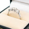 Bague 53 Bague trilogie en platine avec diamants taille ancienne 58 Facettes 0472804AB5EE4A159037190DC21CD41A