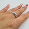 Bague 53 Bague en or blanc 18k 58 Facettes #4574