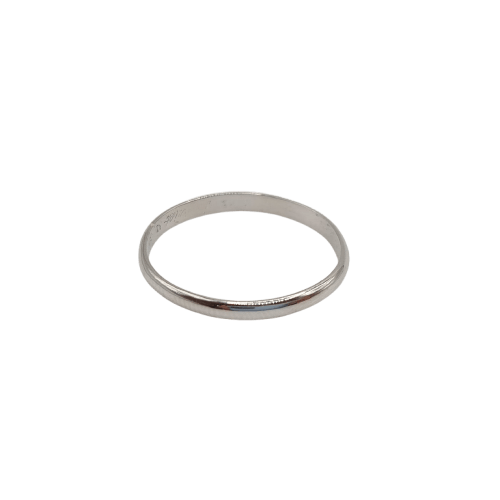 Bague 49 Bague alliance en or blanc 18 carats 58 Facettes #4577