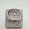 Bague 54 Bague en or blanc 18k 58 Facettes #4791