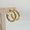 Boucles d'oreilles Créoles en or jaune 18k 58 Facettes #4806