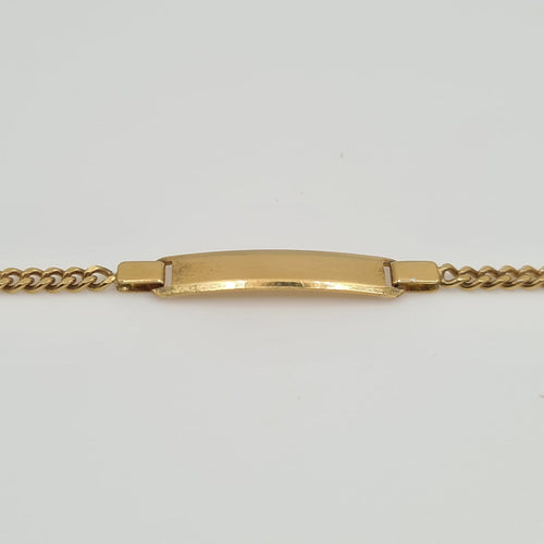 Bracelet Bracelet gourmette en or jaune 18 carats 58 Facettes #4807