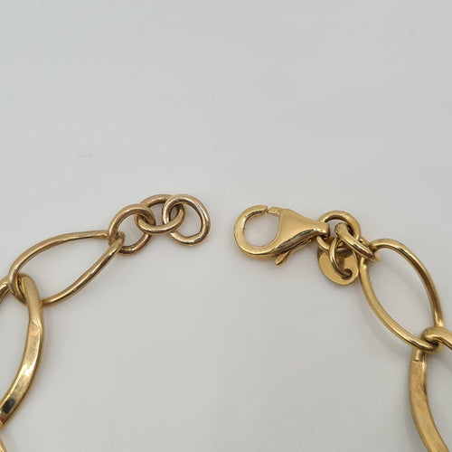 Bracelet Bracelet chaîne en or jaune 18k 58 Facettes #4839