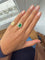 Bague 58 Bague Pompadour en or jaune, émeraude et diamants 58 Facettes vznlzppzp