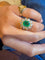 Bague 58 Bague Pompadour en or jaune, émeraude et diamants 58 Facettes vznlzppzp