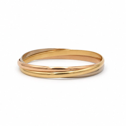 Bracelet Cartier - Bracelet Trinity MM en trois ors 750 58 Facettes 260298R