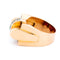 Bague 58 Bague tank rétro en or 14k avec diamants et rubis de synthèse 58 Facettes 8260FCE5C9254FA884D5937C3D2A0727