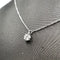 Collier SENIA - Collier solitaire en diamant, or blanc 18k 58 Facettes UKA0000169GM