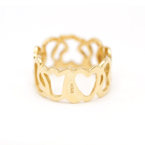 Bague TOUS - Bague Silueta en or jaune 18k 58 Facettes UKA000162SO