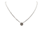 Collier Collier chaîne en or blanc 18k avec diamants 58 Facettes #4949