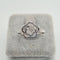 Bague 54 Bague fleur en or blanc 18k 58 Facettes #4959