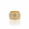 Bague 54 Cartier Nigeria - Bague en or jaune 18 carats et diamants, T50 58 Facettes 2.19342
