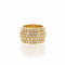 Bague 54 Cartier Nigeria - Bague en or jaune 18 carats et diamants, T50 58 Facettes 2.19342