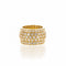 Bague 54 Cartier Nigeria - Bague en or jaune 18 carats et diamants, T50 58 Facettes 2.19342