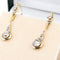 Boucles d'oreilles Boucles d’oreilles pendantes Art déco en or jaune et blanc 18k, diamants 58 Facettes AB1E518706D34E52BF5F76079DEFDAAC