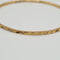 Bracelet Bracelet jonc en or jaune 18 carats 58 Facettes #5009