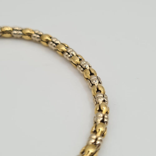 Bracelet Bracelet chaîne en or jaune 18k 58 Facettes #5035