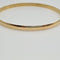 Bracelet jonc en or jaune 18 carats 58 Facettes #5065