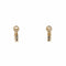 Boucles d'oreilles Chaumet - Boucles d’oreilles créoles en or jaune 18 K et diamants 58 Facettes 2.17582