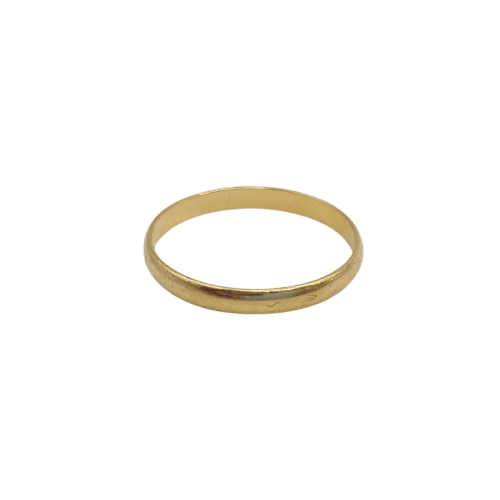 Bague alliance en or jaune 58 Facettes #BT18